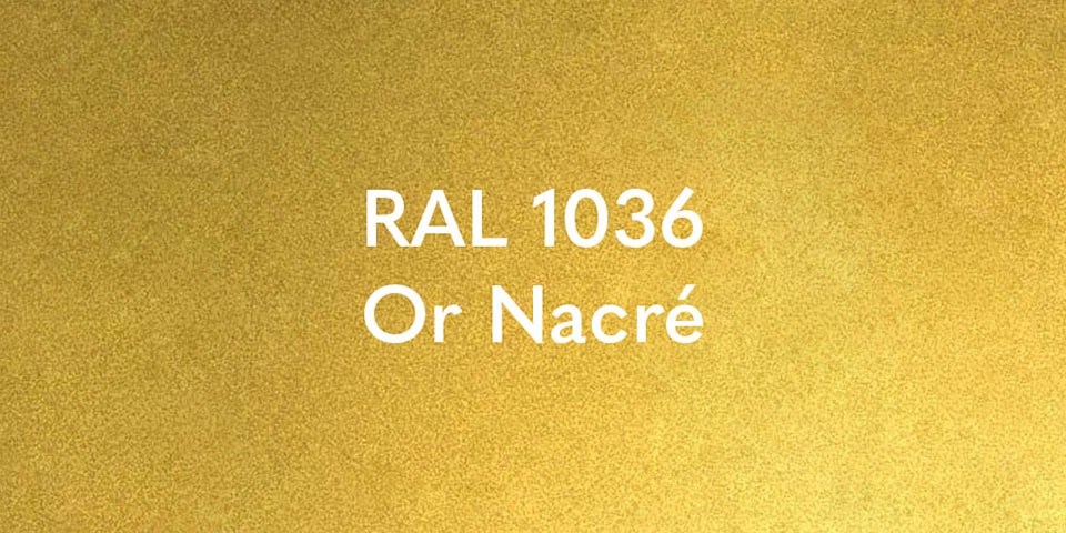 RAL 1036 Or Nacré pour Structure K ajourés sur-mesure