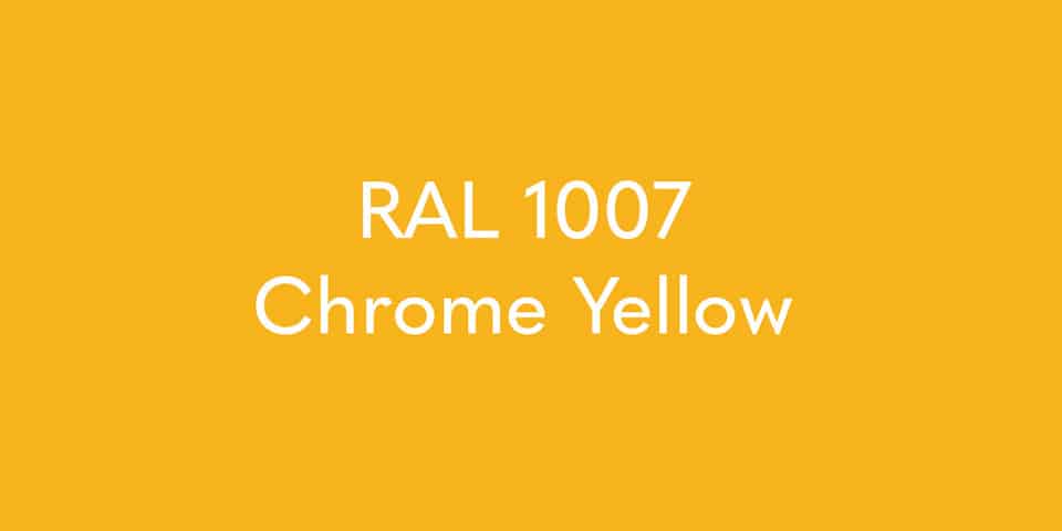 RAL 1007 Chrome yellow for Zinfandel lampposts