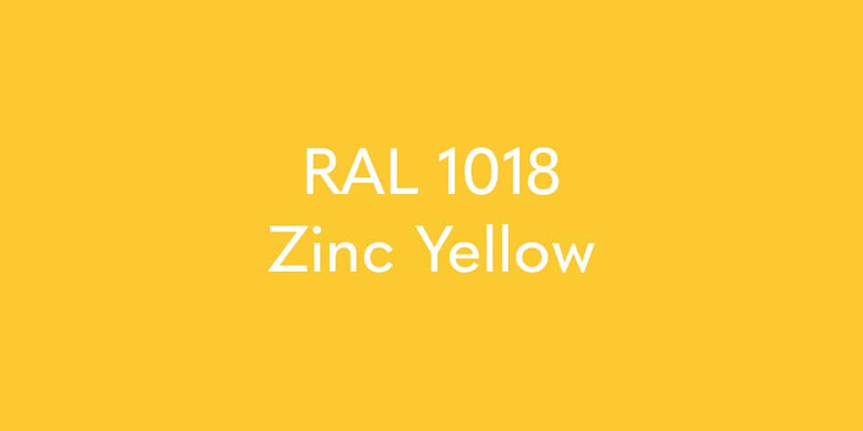 RAL 1018 Zinc Yellow for custom lighting fixtures