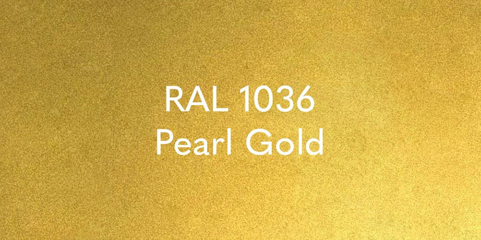 RAL 1036 Pearl Gold for Structure K custom-made lighting columns