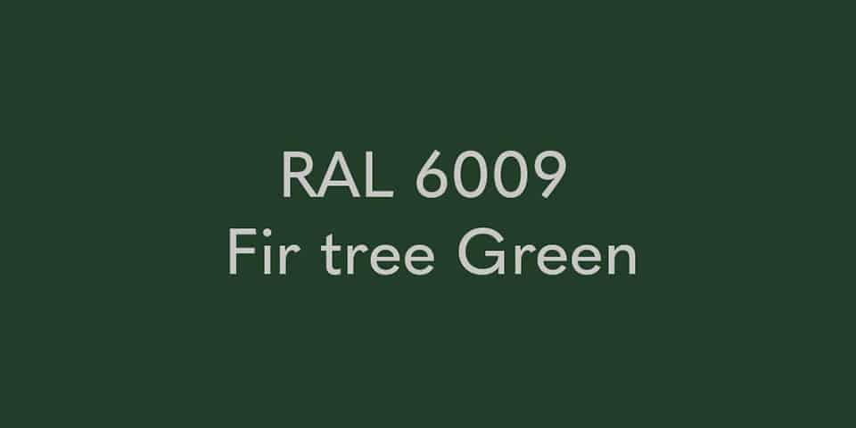 RAL shade 6009 Fir green for Mikado lampposts and Aiguille poles