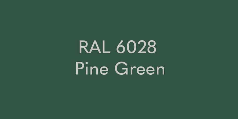 RAL 6028 Pine green for Paulette floodlights and openwork Creille lighting columns