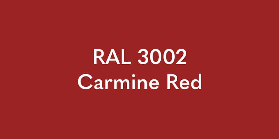 RAL 3002 Carmine Red for custom-made Shiraz lamppost