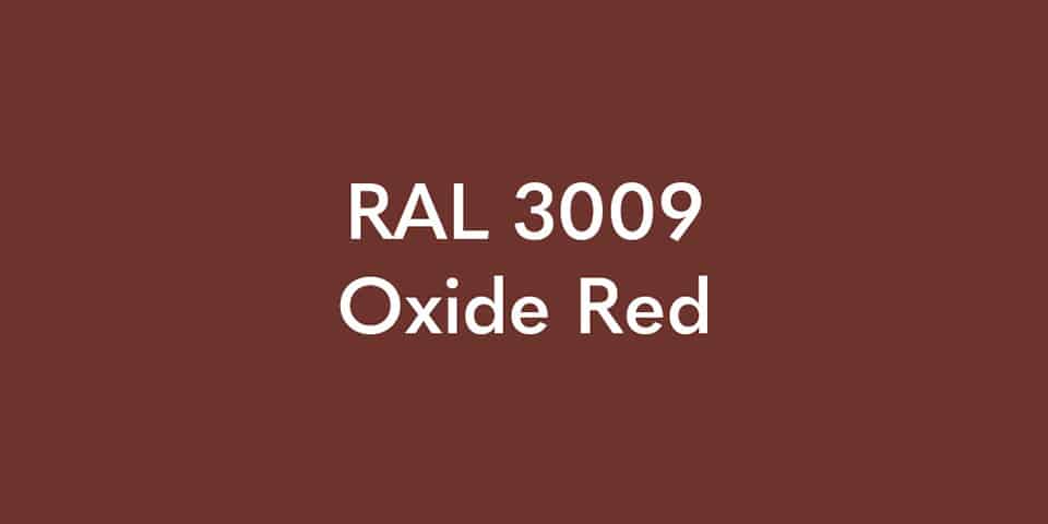 RAL 3009 Oxide Red for Creille lighting columns