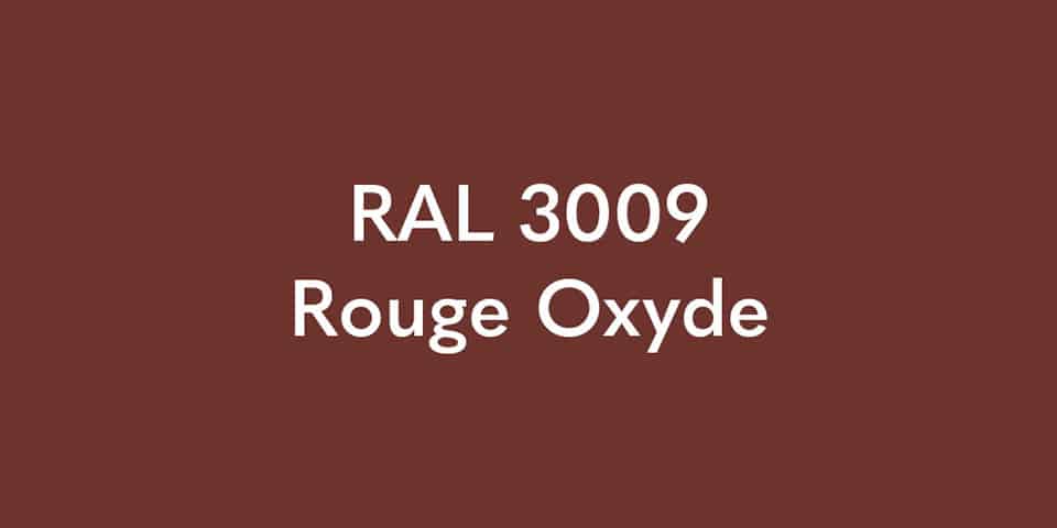 RAL 3009 Rouge Oxyde pour colonnes Creille