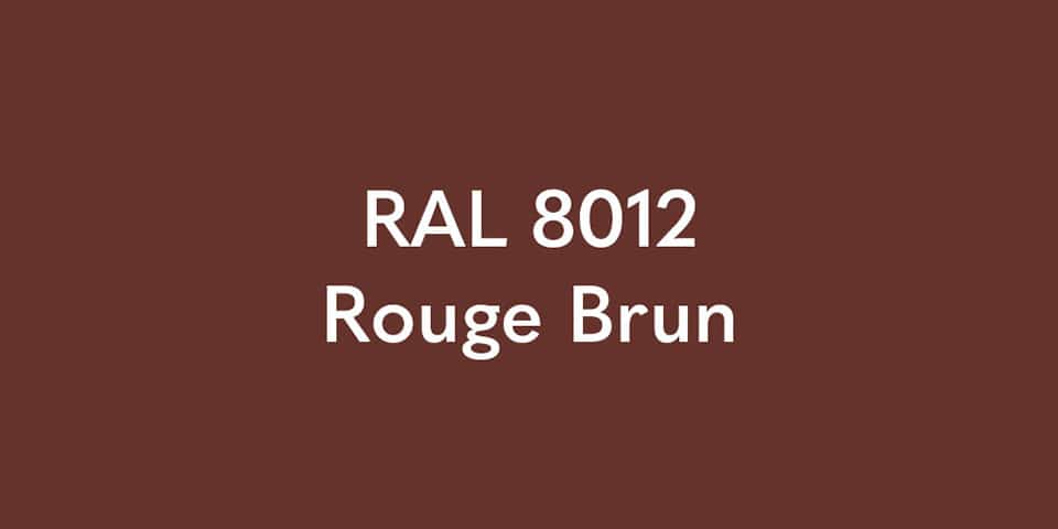 RAL 8012 Brun Rouge pour lampadaires Shiraz K et Shiraz K Nano